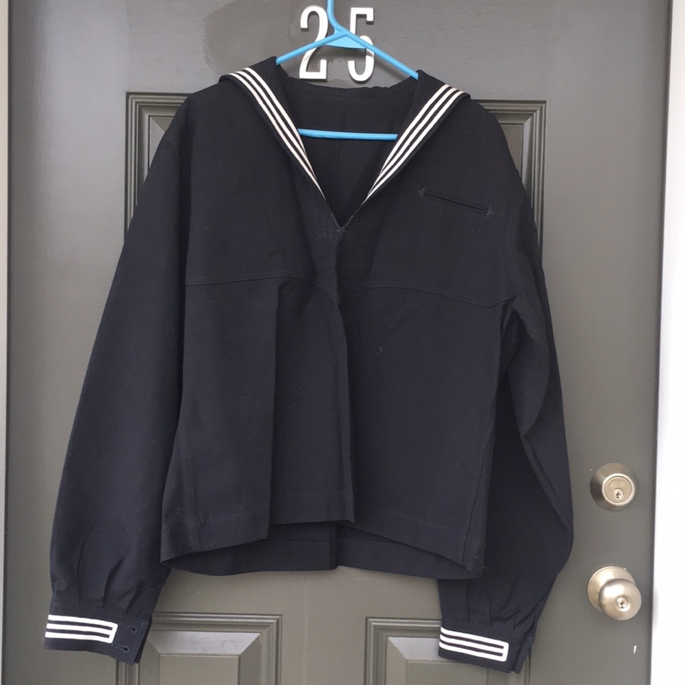 Authentic NAVY wool class B coat